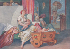 Josef Mánes, cyklus Musica – Ukolébavka, po r. 1855