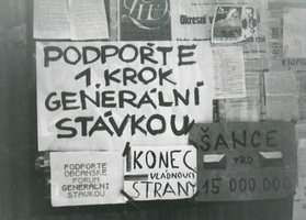 Podpora generální stávky byla všeobecná.